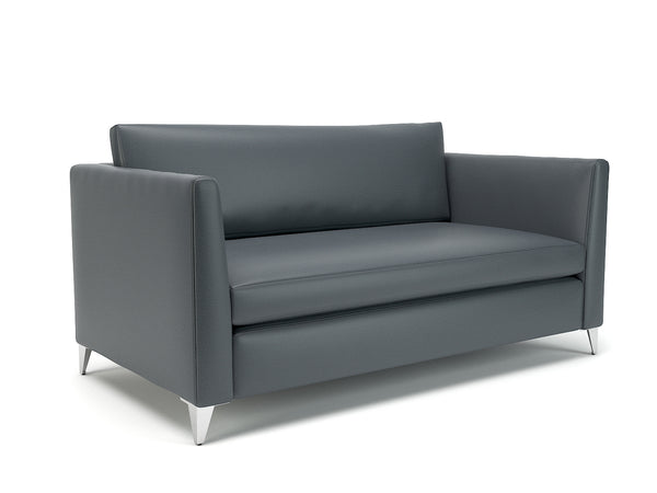 Roselle 157cm Wide Sofa in Cristina Marrone Ultima Faux Leather