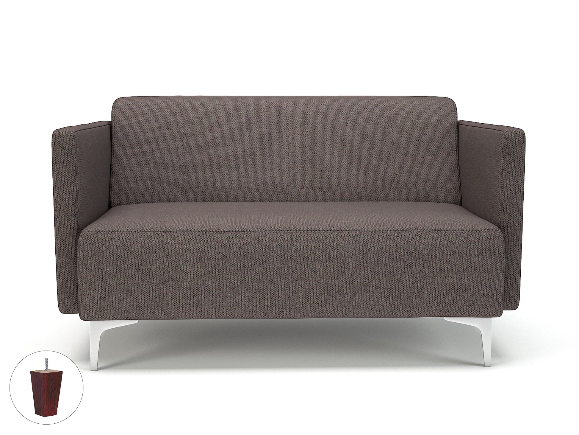 Napa Slim Arm 125cm Wide Sofa in Camira Era Fabric