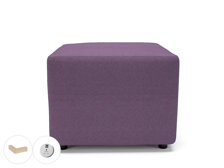 Crofton 62cm Square in Camira Era Fabric with Socket