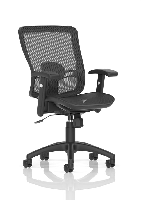 Palma Medium Mesh Back Task Operator Office Chair with Arms