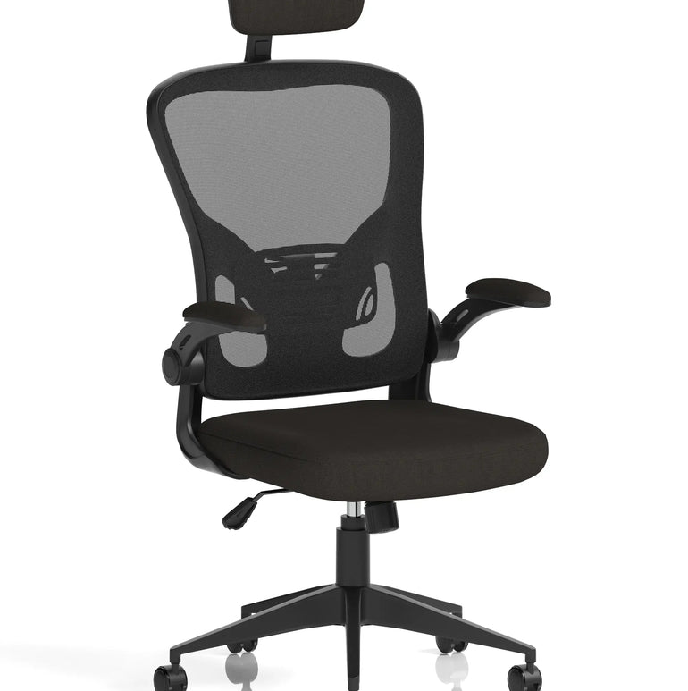 Ace Executive Mesh Chair With Folding Arms