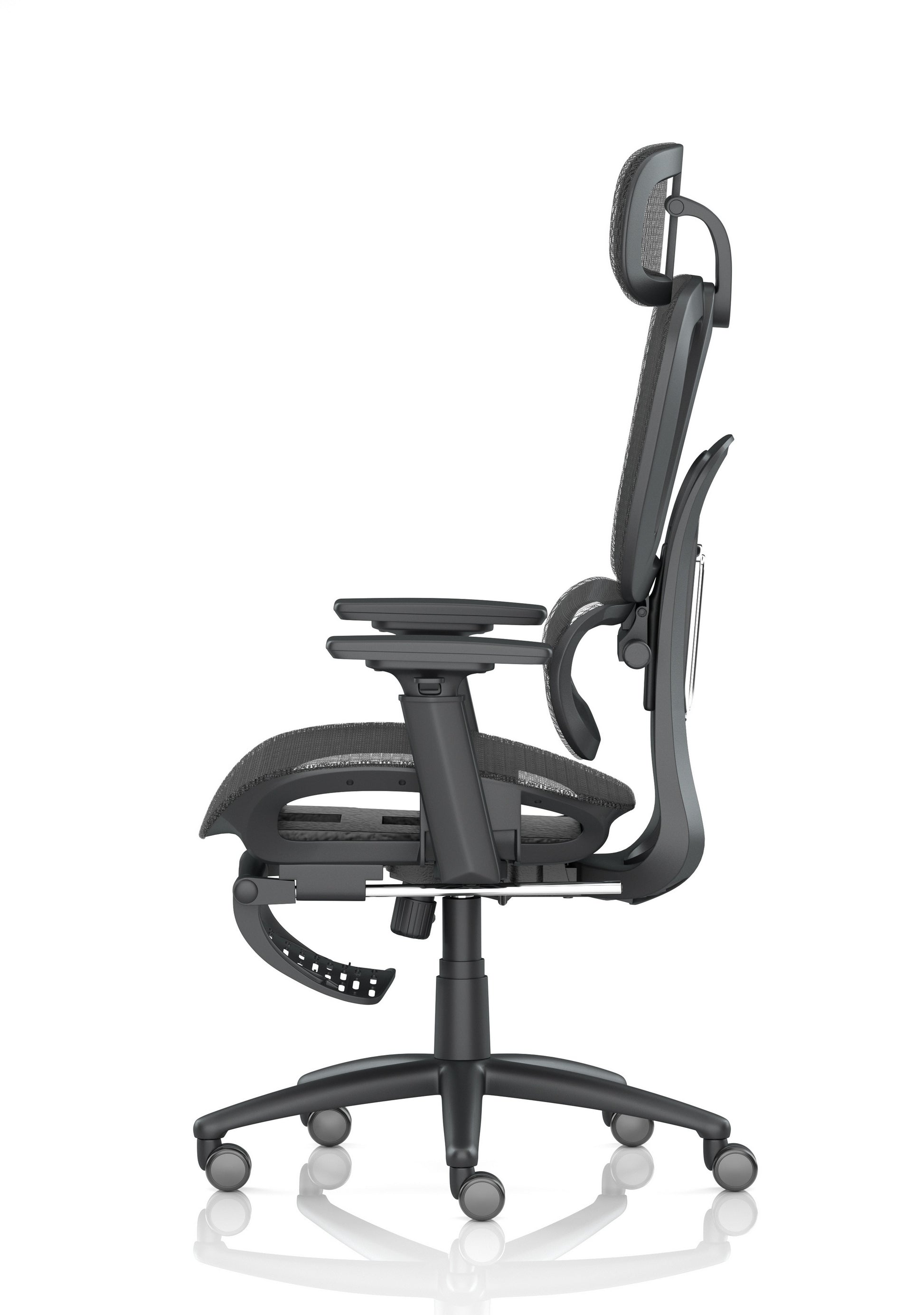 Horizon Executive Mesh Chair With Height Adjustable Arms and Footrest