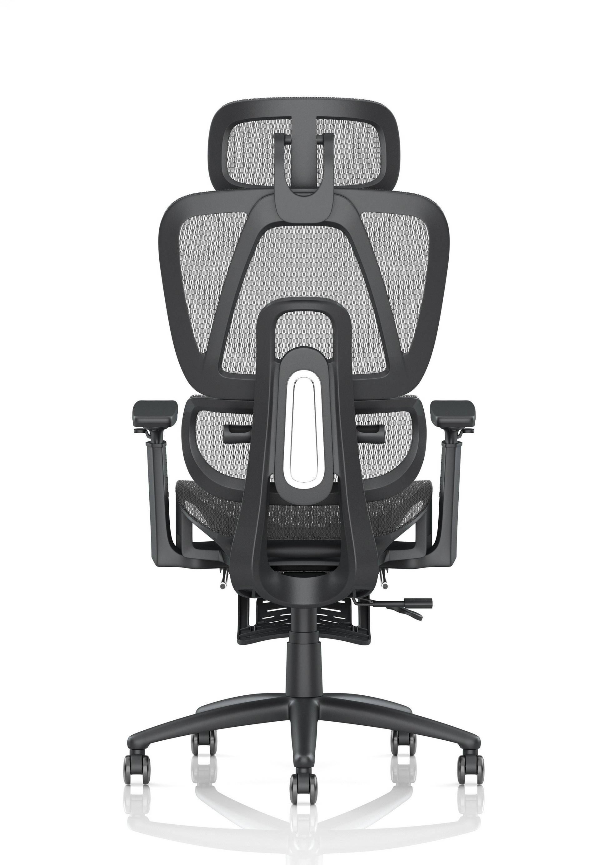 Horizon Executive Mesh Chair With Height Adjustable Arms and Footrest