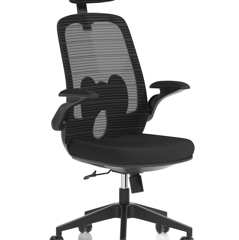 Sigma Executive Mesh Chair With Folding Arms
