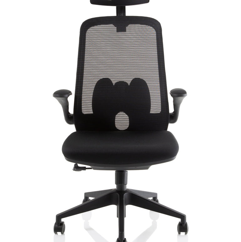 Sigma Executive Mesh Chair With Folding Arms