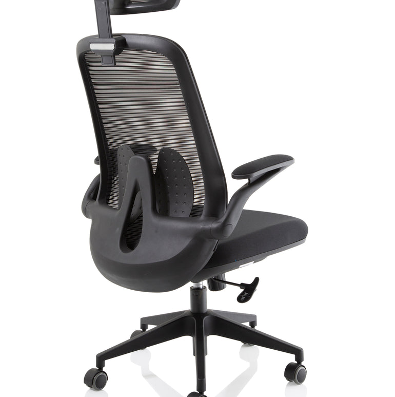 Sigma Executive Mesh Chair With Folding Arms