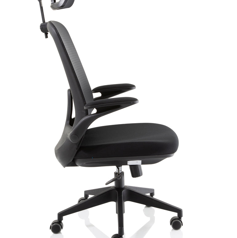 Sigma Executive Mesh Chair With Folding Arms