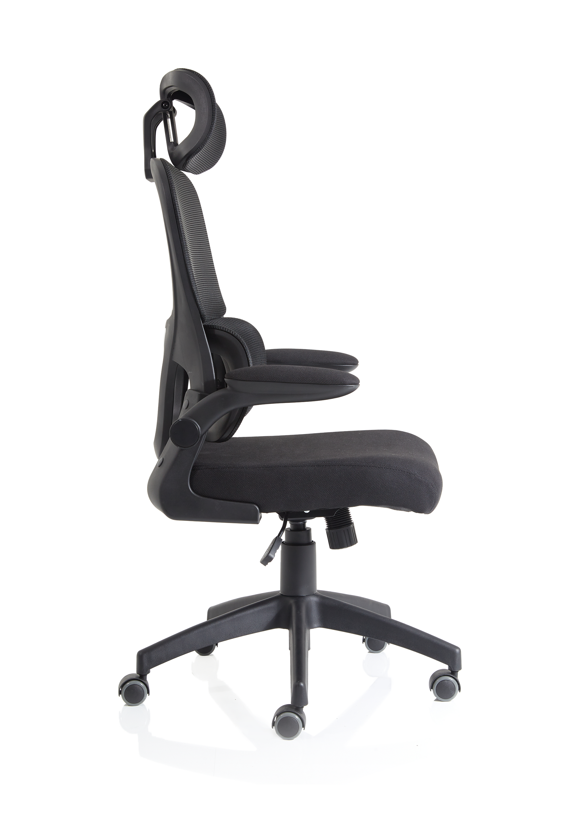 Iris Task Operator Mesh Back Fabric Seat With Headrest – Dynamic