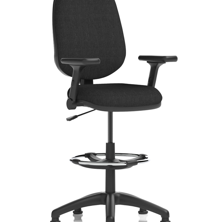 Eclipse Plus I Medium Back Task Operator Office Chair with Hi Rise Draughtsman Kit