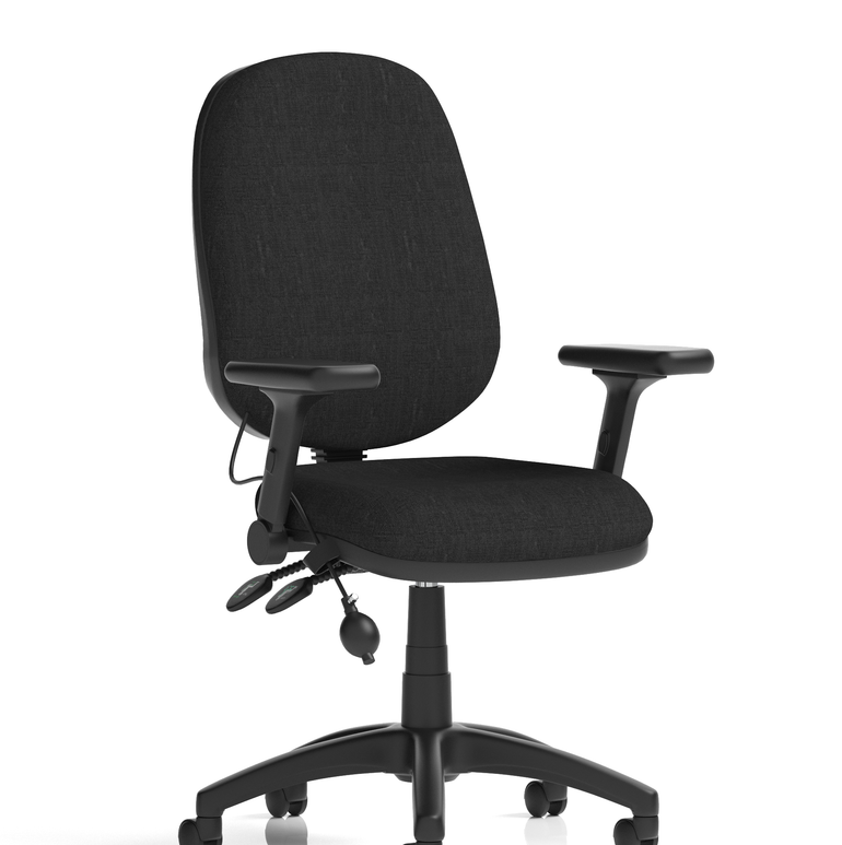 Eclipse Plus II Medium Back Task Operator Office Chair With Pump Lumbar