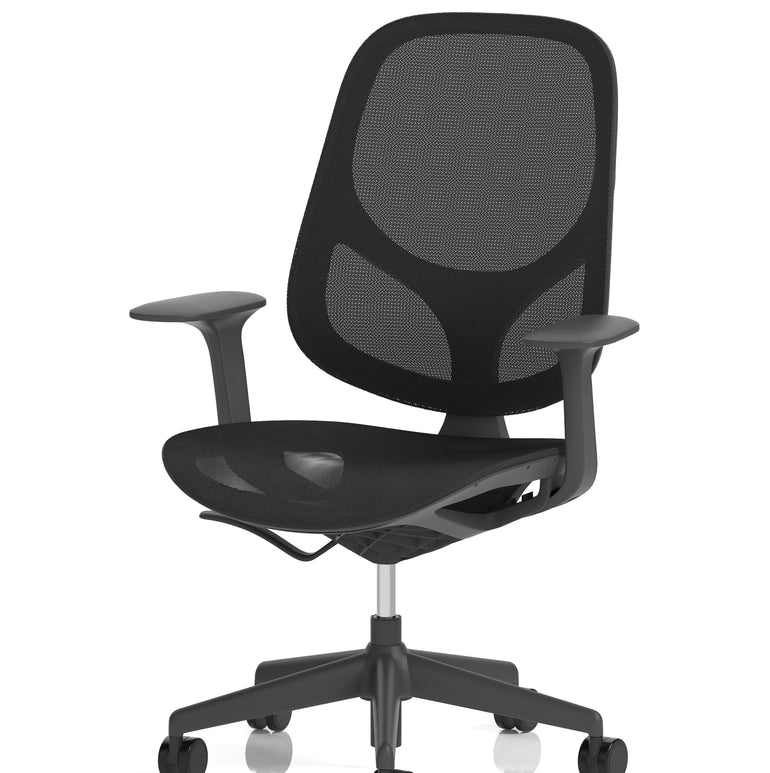 Tutti Mesh Medium Back Task Operator Office Chair with Arms