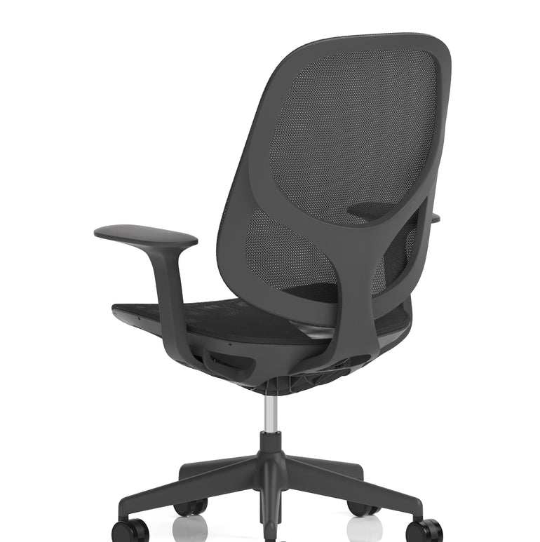 Tutti Mesh Medium Back Task Operator Office Chair with Arms