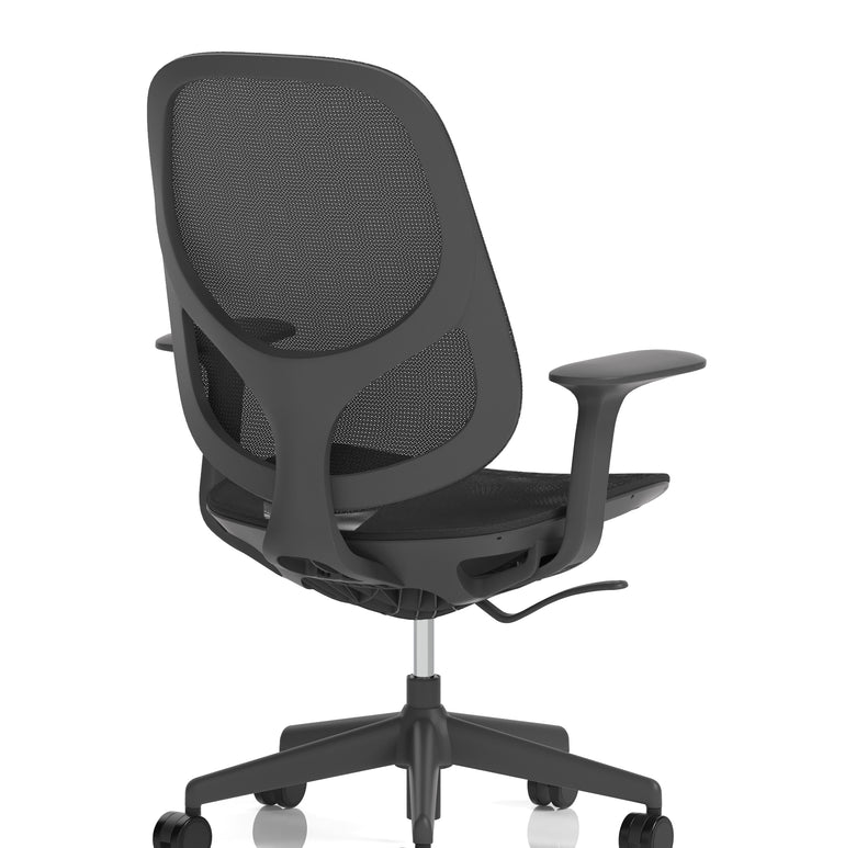 Tutti Mesh Medium Back Task Operator Office Chair with Arms