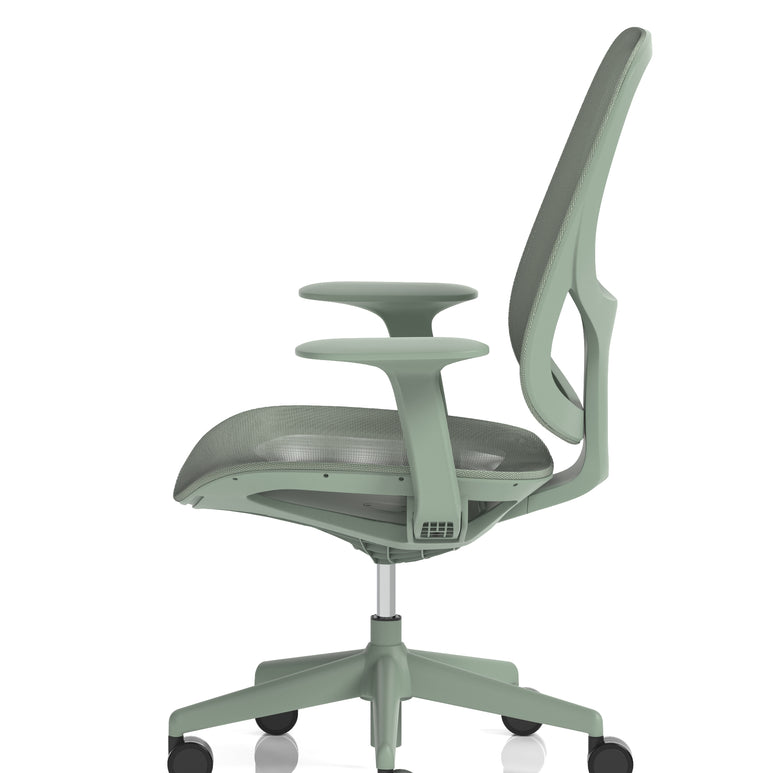 Tutti Mesh Medium Back Task Operator Office Chair with Arms