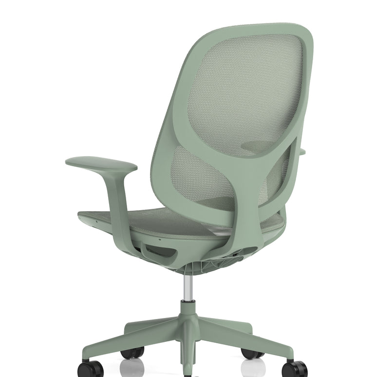 Tutti Mesh Medium Back Task Operator Office Chair with Arms