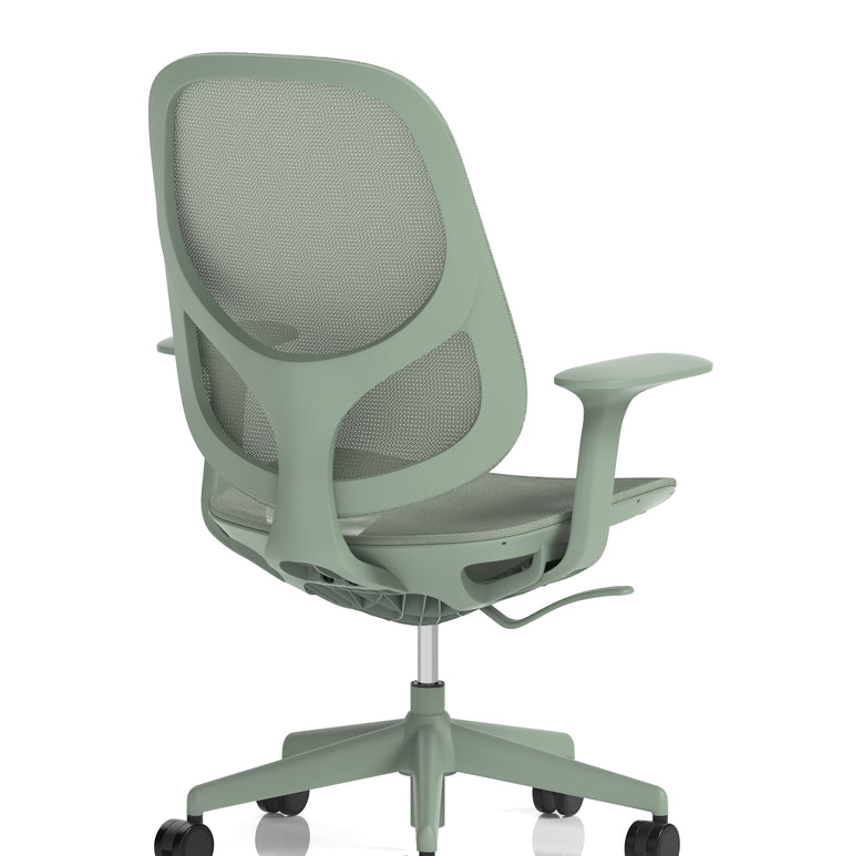 Tutti Mesh Medium Back Task Operator Office Chair with Arms