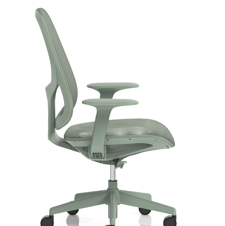 Tutti Mesh Medium Back Task Operator Office Chair with Arms