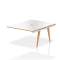  White/Natural Wood