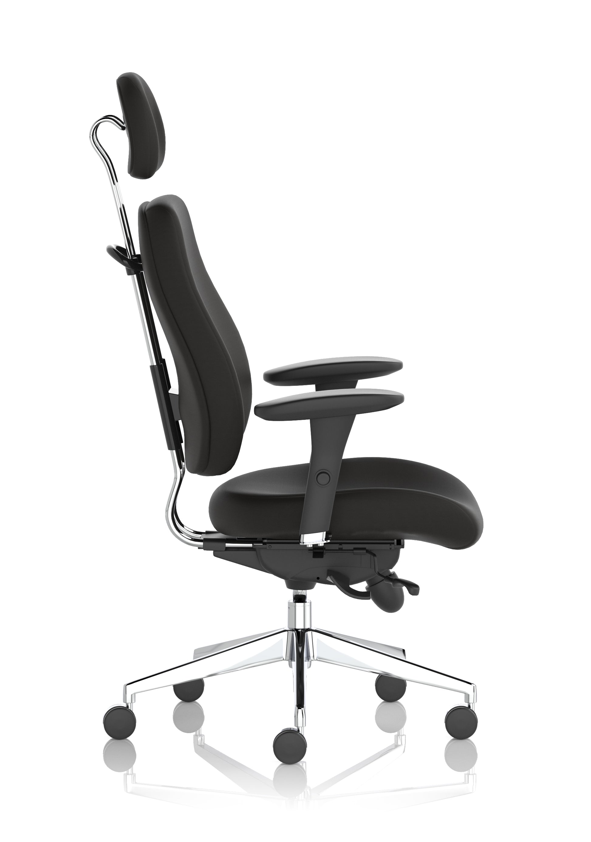 Chiro Plus High Back Ergonomic Posture Chair Black with Arms