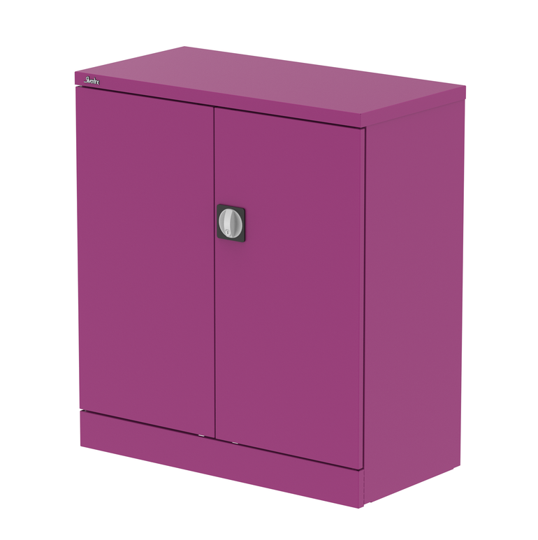 Qube Stationery 2-Door Cupboard With Shelves