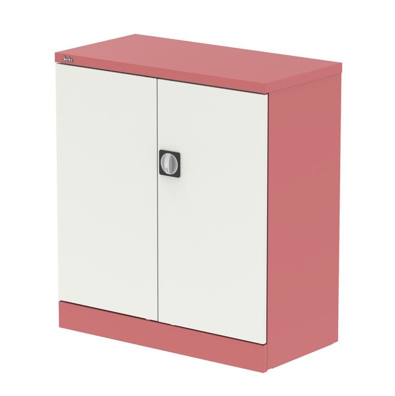 Qube Stationery 2-Door Cupboard With Shelves