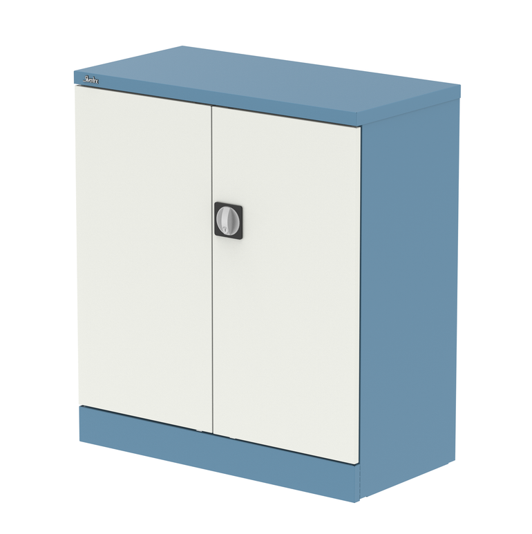 Qube Stationery 2-Door Cupboard With Shelves