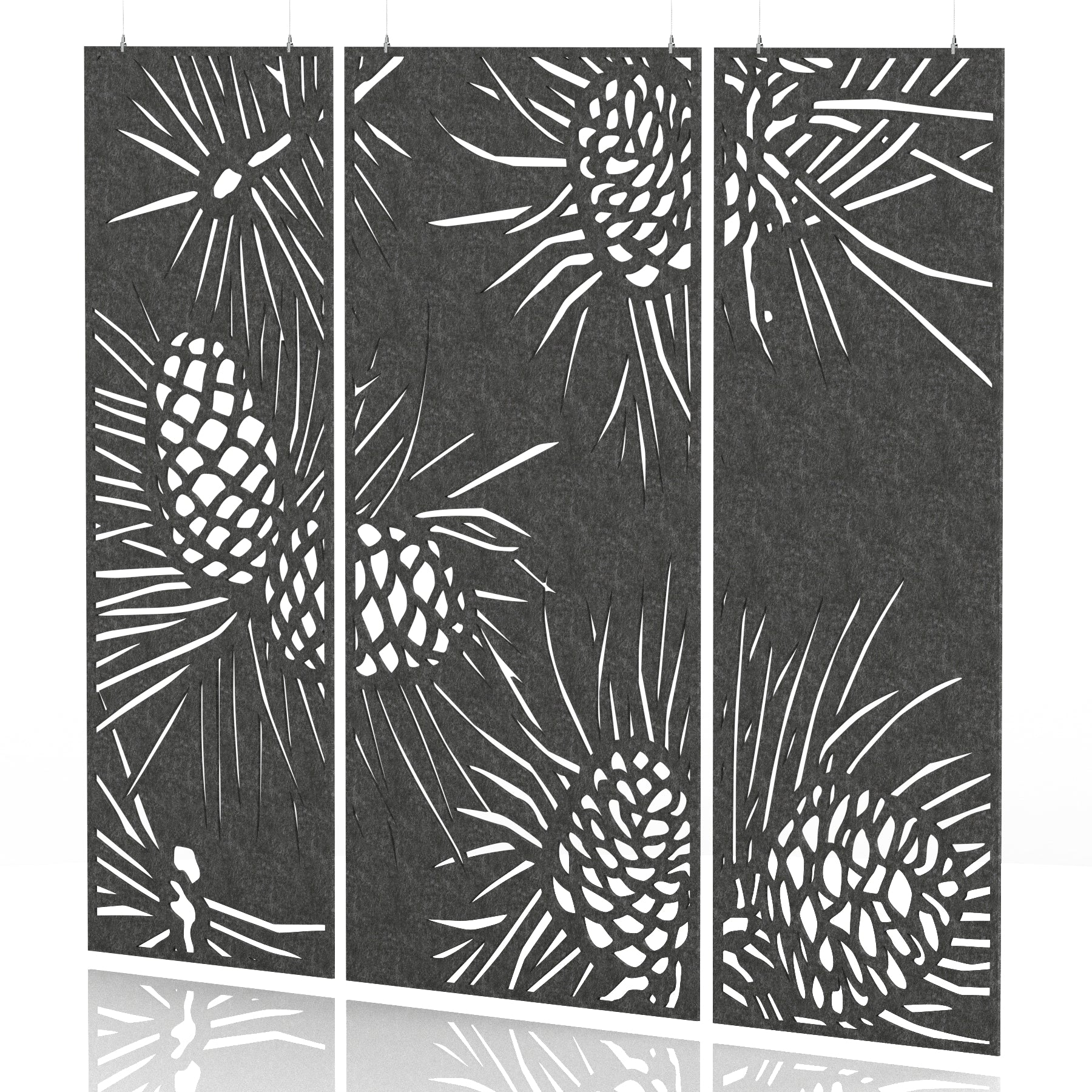 Sch! Acoustic Wall and Hanging Screens (3 Piece)