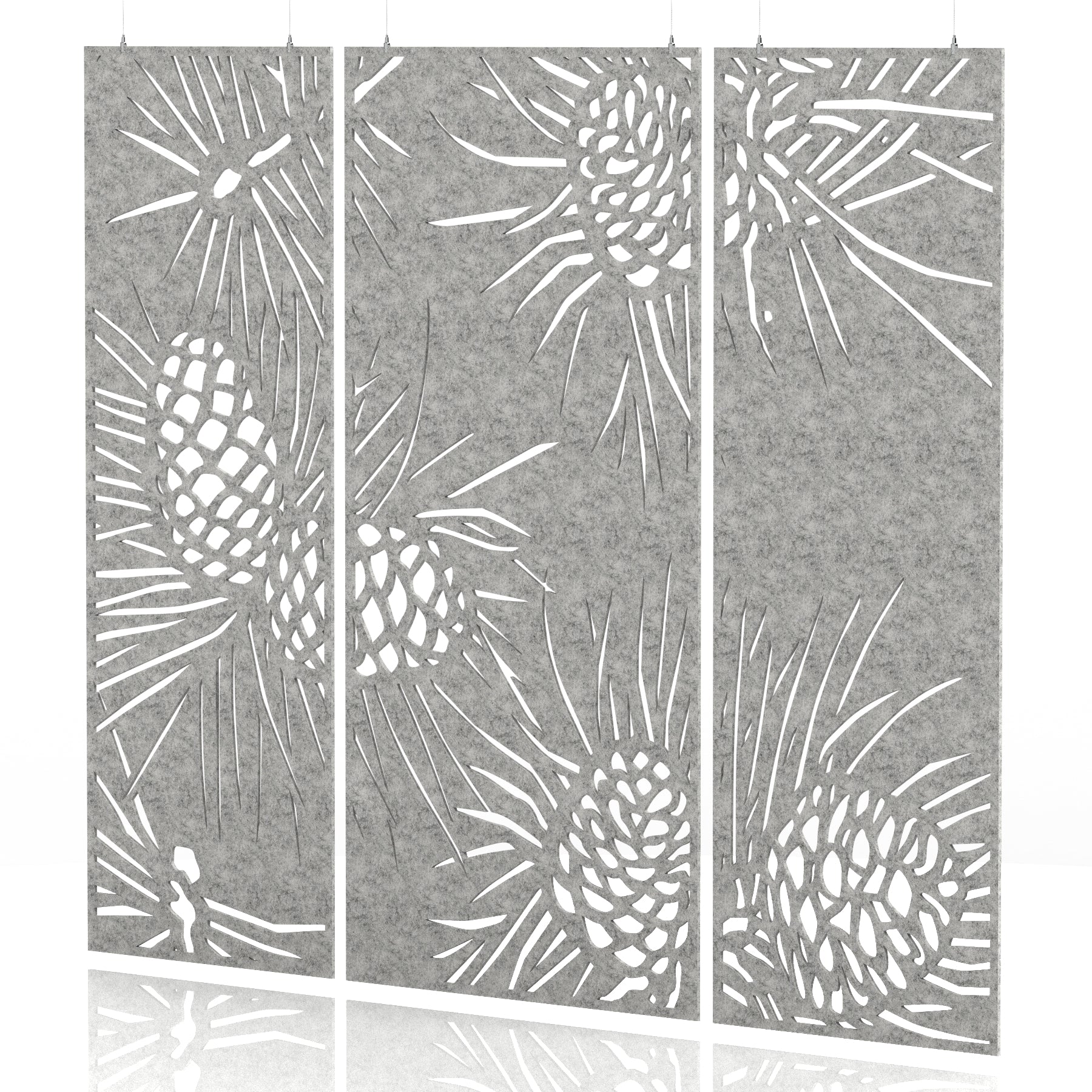 Sch! Acoustic Wall and Hanging Screens (3 Piece)