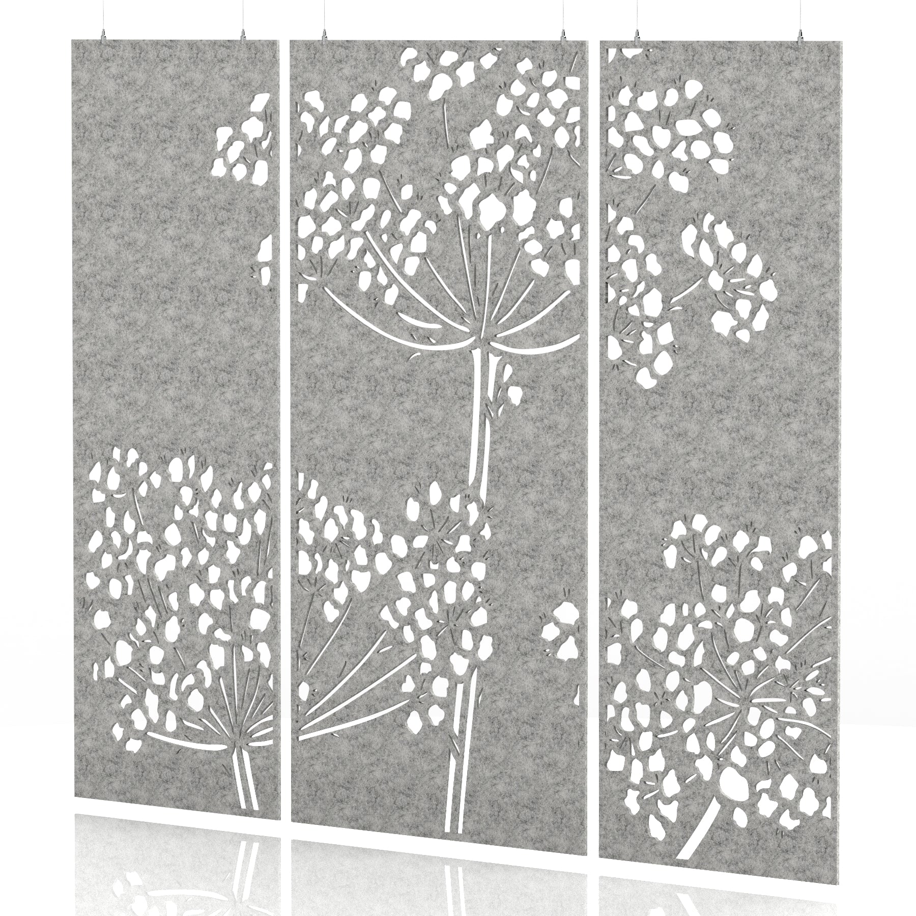 Sch! Acoustic Wall and Hanging Screens (3 Piece)