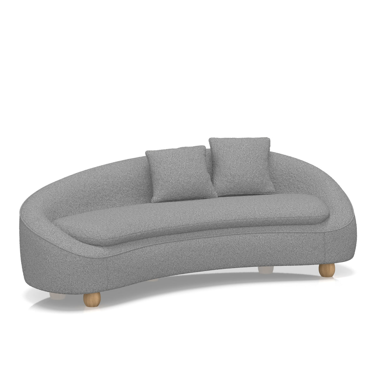 Mimi 3 Seater Curved Sofa