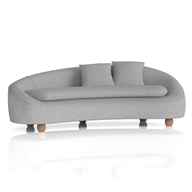 Mimi 3 Seater Curved Sofa