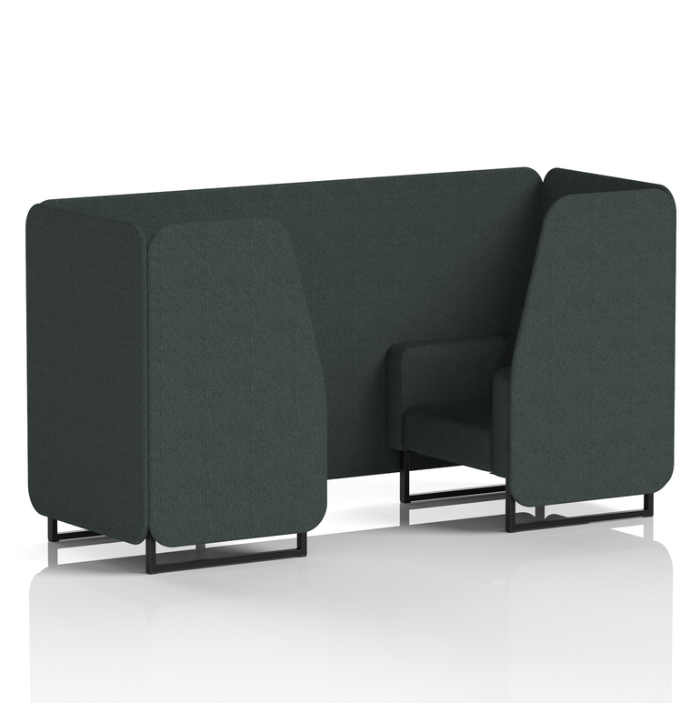 Brixworth Booth With Black Legs in Single Tone