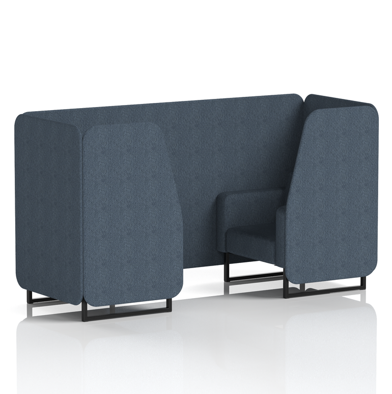 Brixworth Booth With Black Legs in Single Tone