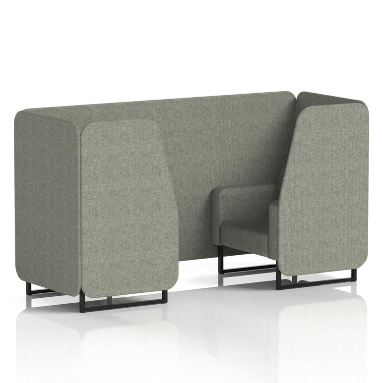 Brixworth Booth With Black Legs in Single Tone