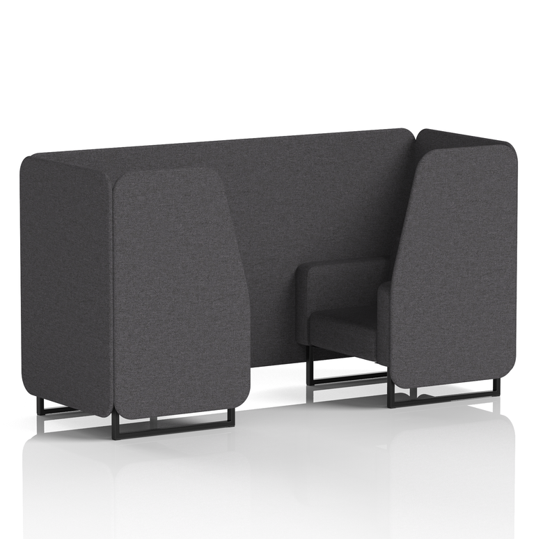 Brixworth Booth With Black Legs in Single Tone