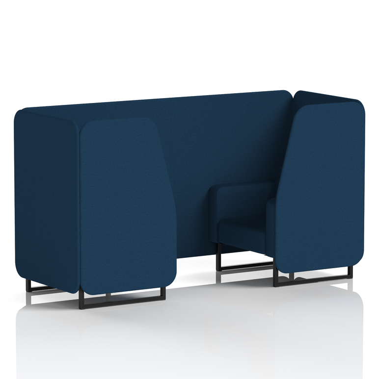 Brixworth Booth With Black Legs in Single Tone