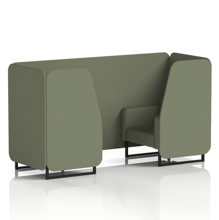 Brixworth Booth With Black Legs in Single Tone