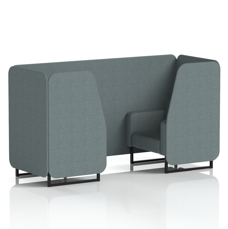 Brixworth Booth With Black Legs in Single Tone