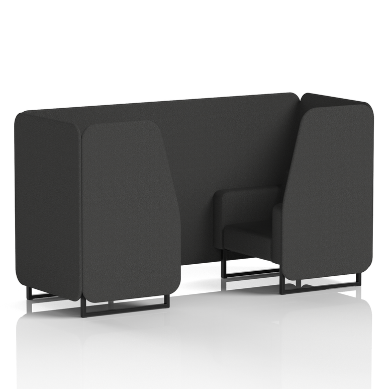 Brixworth Booth With Black Legs in Single Tone