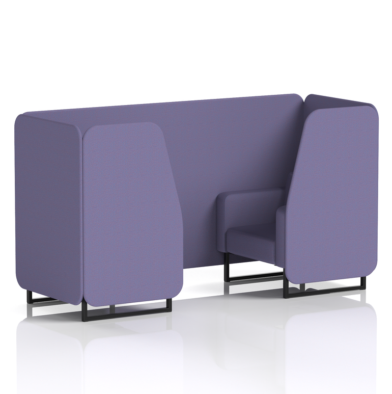 Brixworth Booth With Black Legs in Single Tone