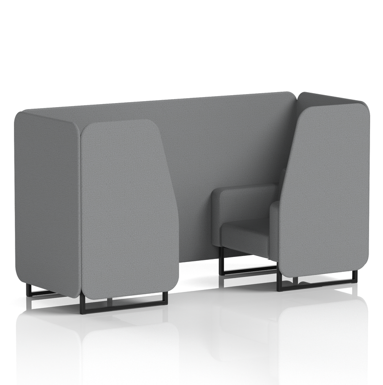 Brixworth Booth With Black Legs in Single Tone