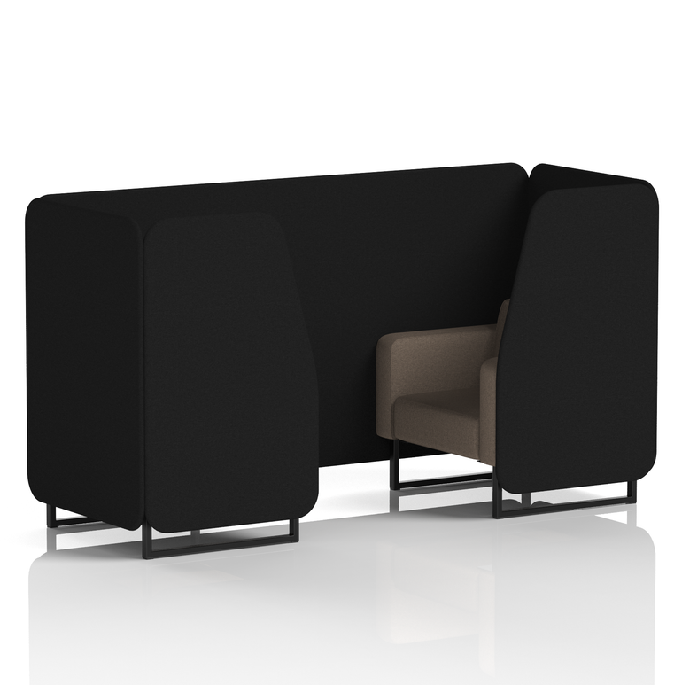 Brixworth Booth With Black Legs in Two Tone