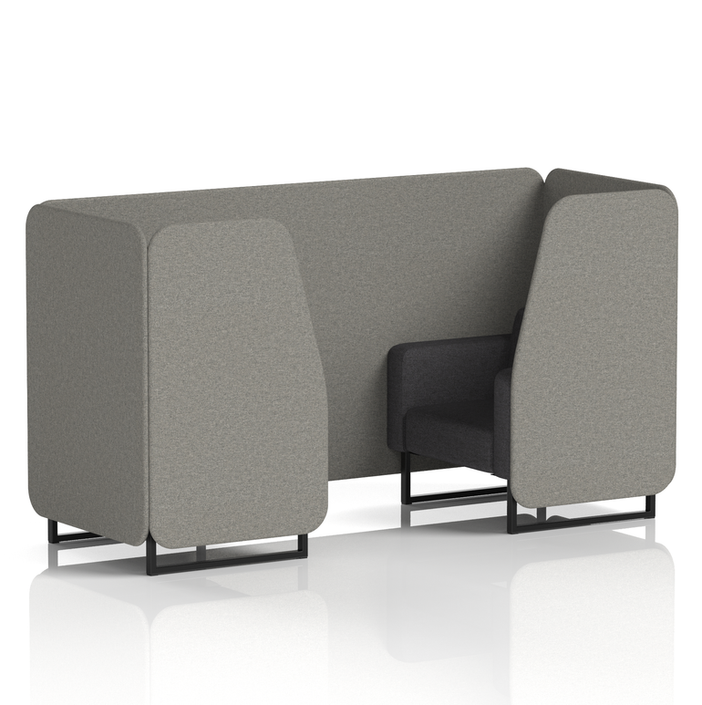 Brixworth Booth With Black Legs in Two Tone