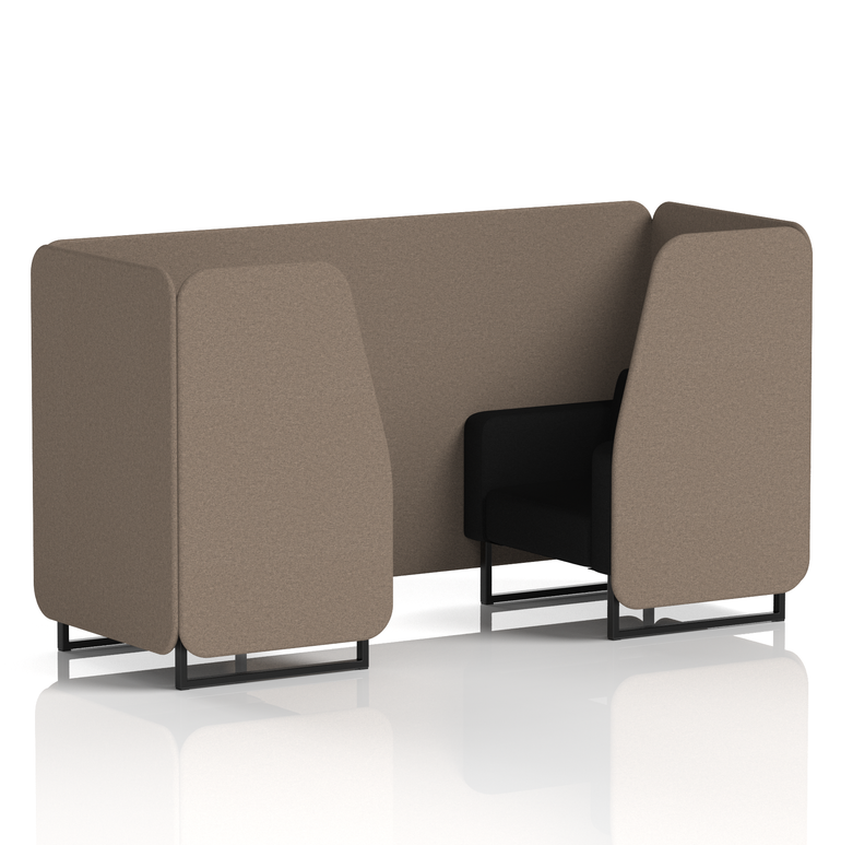 Brixworth Booth With Black Legs in Two Tone