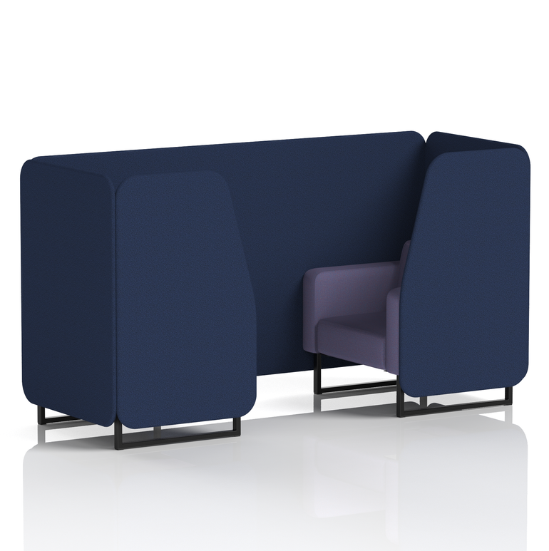 Brixworth Booth With Black Legs in Two Tone