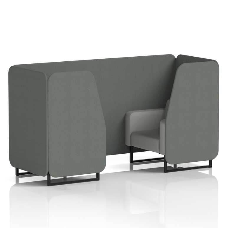 Brixworth Booth With Black Legs in Two Tone