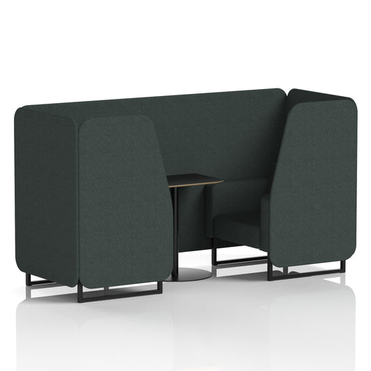 EE - Brixworth Booth With Black Table In Single Tone