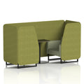  Rivet - Olive Panels And Burnish Sofa