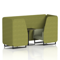  Rivet - Olive Panels And Burnish Sofa