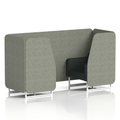  Rivet - Vitreous Panels And Charcoal Sofa